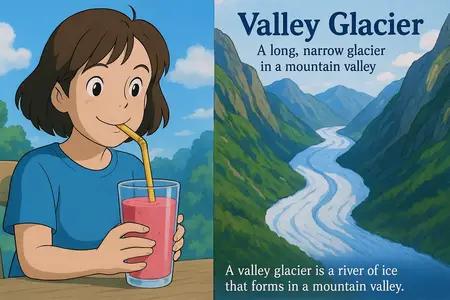 valley glacier Simple Definition