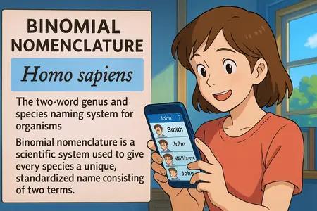 binomial nomenclature Simple Definition