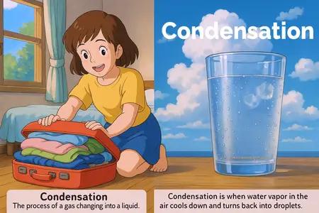 condensation Simple Definition
