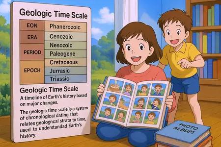 geologic time scale Simple Definition