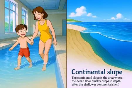 continental slope Simple Definition