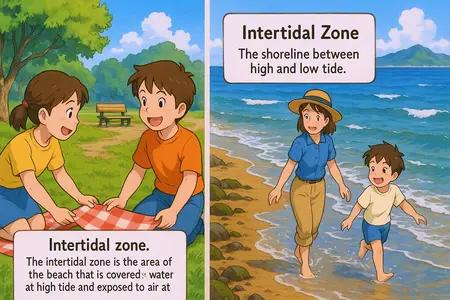 intertidal zone Simple Definition