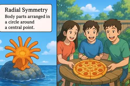radial symmetry Simple Definition