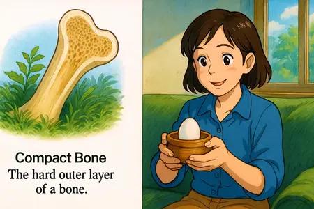 compact bone Simple Definition