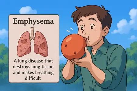 emphysema Simple Definition