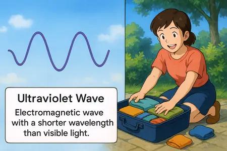 ultraviolet wave Simple Definition