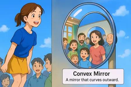 convex mirror Simple Definition