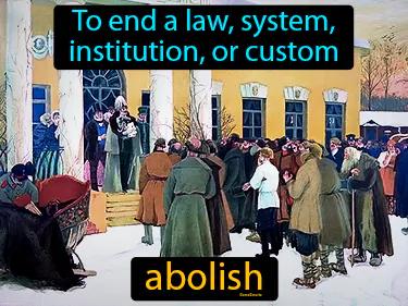 abolish Simple Definition