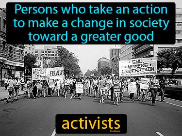 activists Simple Definition