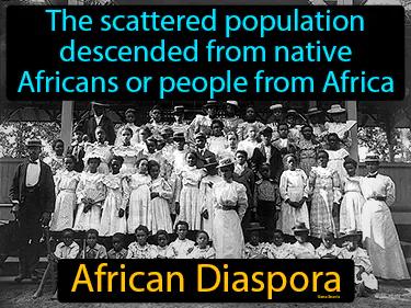 African Diaspora Simple Definition