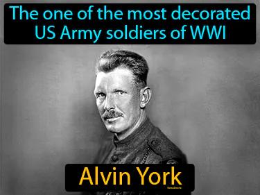Alvin York Simple Definition