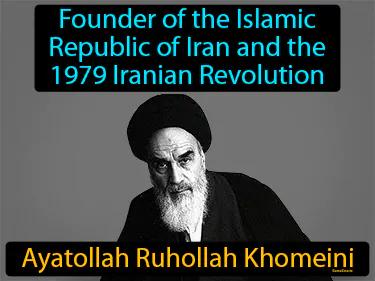 Ayatollah Ruhollah Khomeini Simple Definition