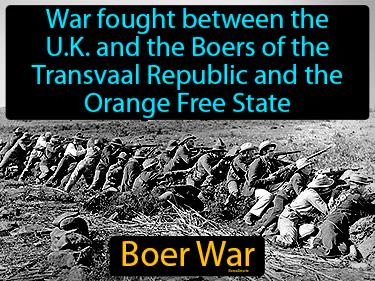 Boer War Simple Definition