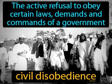 civil disobedience Simple Definition