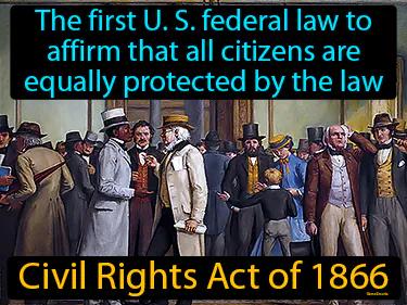 Civil Rights Act of 1866 Simple Definition