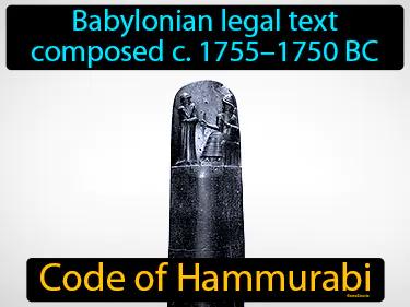 Code of Hammurabi Simple Definition