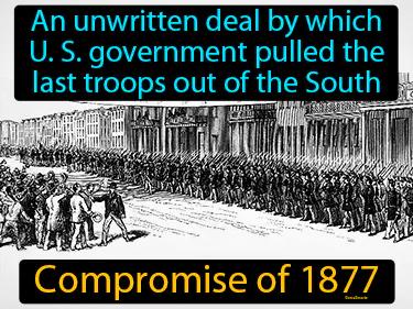 Compromise of 1877 Simple Definition