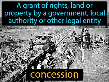 concession Simple Definition