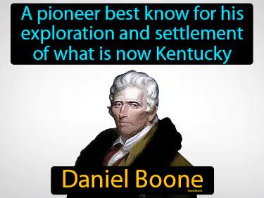 Daniel Boone Simple Definition