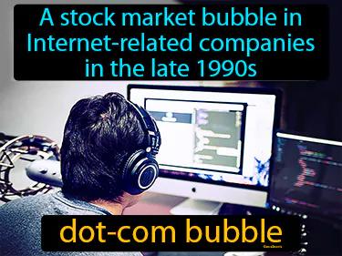 dot-com bubble Simple Definition