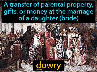dowry Simple Definition