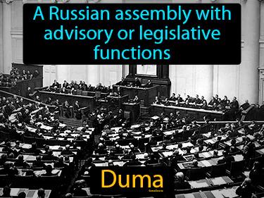Duma Simple Definition