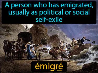 emigre Simple Definition