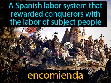 encomienda Simple Definition