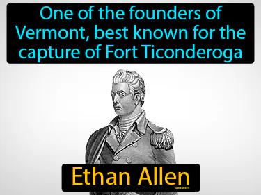 Ethan Allen Simple Definition