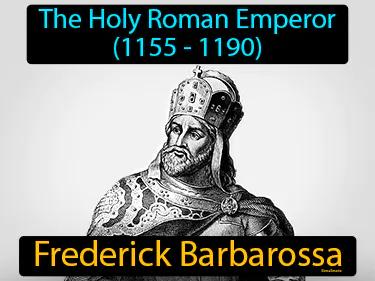 Frederick Barbarossa Simple Definition