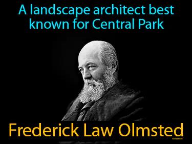 Frederick Law Olmsted Simple Definition