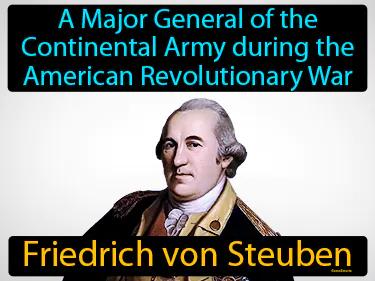 Friedrich von Steuben Simple Definition