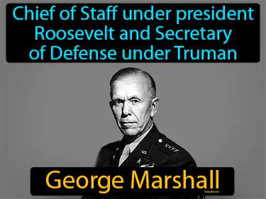 George Marshall Simple Definition