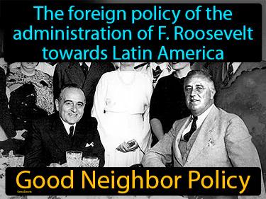 Good Neighbor Policy Simple Definition