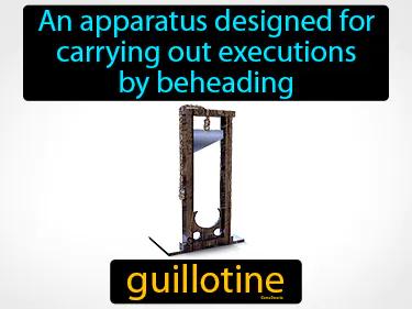 guillotine Simple Definition