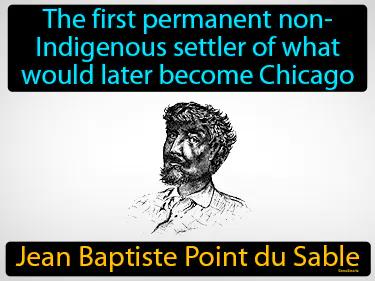 Jean Baptiste Point du Sable Simple Definition