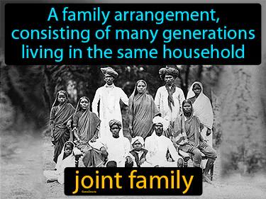 joint family Simple Definition