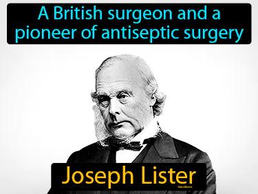 Joseph Lister Simple Definition