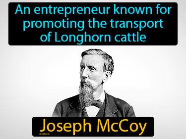 Joseph McCoy Simple Definition