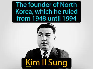 Kim Il Sung Simple Definition