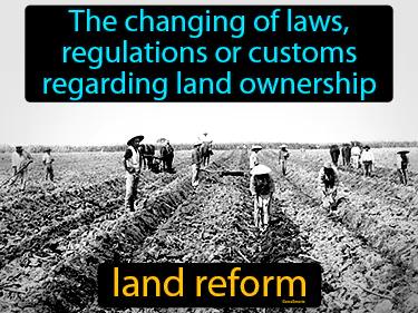land reform Simple Definition