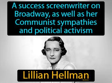 Lillian Hellman Simple Definition