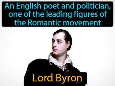 Lord Byron Simple Definition