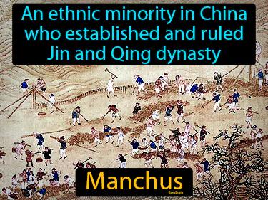 Manchus Simple Definition