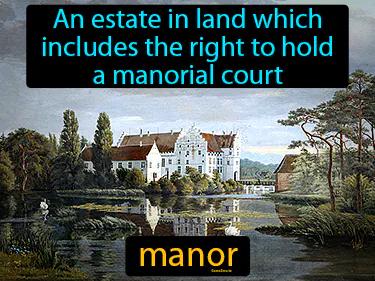 manor Simple Definition