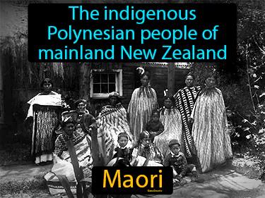 Maori Simple Definition