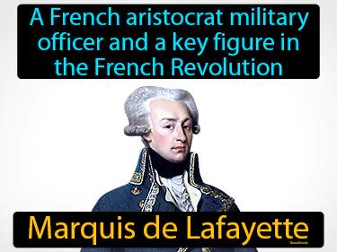 Marquis de Lafayette Simple Definition