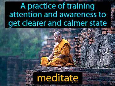meditate Simple Definition