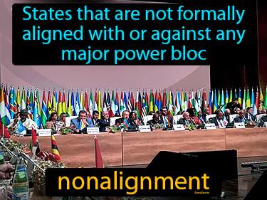 nonalignment Simple Definition