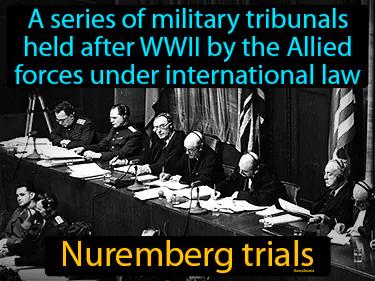 Nuremberg trials Simple Definition